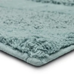 Kirkland's Home Mint Asymmetrical Cotton Bath Mat, 45 In.- Bathroom Rugs