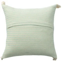 Kirkland's Home Mint Trapeze Organic Cotton Throw Pillow- Pillows