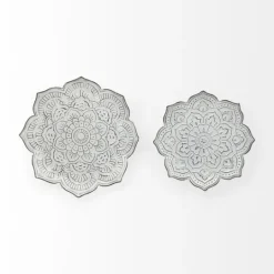 Kirkland's Home Miranda Lotus Flower Wall Plaque- Wall Plaques