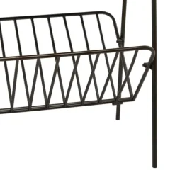 Kirkland's Home Mirror Top Magazine Rack Side Table- Accent & End Tables