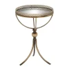 Kirkland's Home Mirror Top Metal Accent Table- Accent & End Tables