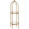 Kirkland's Home Mirrored Two-Tier Cage Shelf- Bookshelves