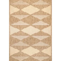 Kirkland's Home Mitchell Geo Diamonds Outdoor Rug, 8X10- Outdoor Rugs