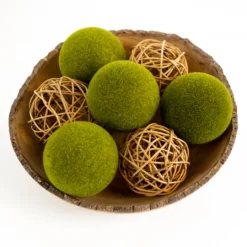 Kirkland's Home Mixed Green Moss And Twig Orb Bag- Bowl Filler