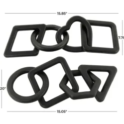 Kirkland's Home Mixed Shapes Chain Sculptures, Set Of 2- Statues & Figurines