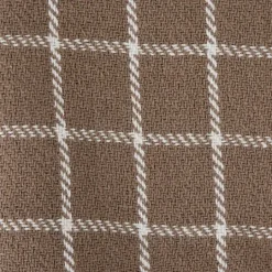 Kirkland's Home Mocha Plaid Fringed Throw- Blankets & Throws