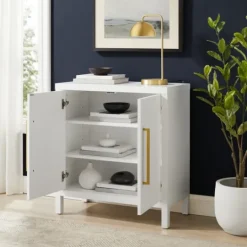 Kirkland's Home Mod Herringbone Cabinet- Cabinets & Sideboards