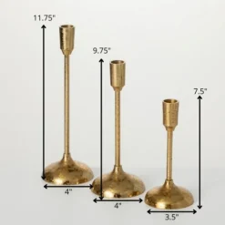 Kirkland's Home Mod Taper Candle Holders, Set Of 3- Candle Holders
