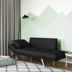 Kirkland's Home Mod Wing Arm Convertible Sofa- Sofas & Loveseats