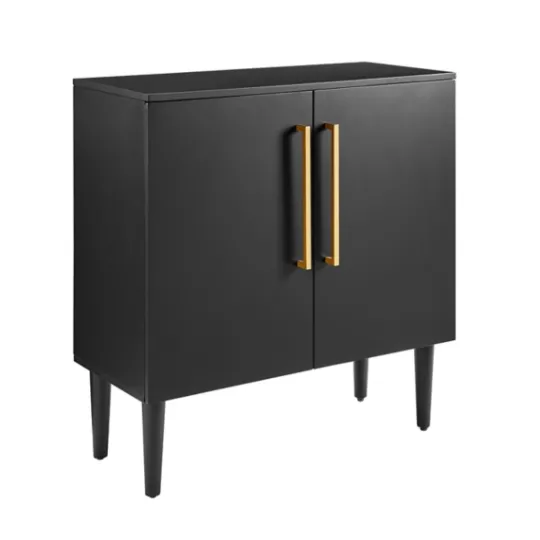 Kirkland's Home Modern Black And Gold Cabinet- Cabinets & Sideboards