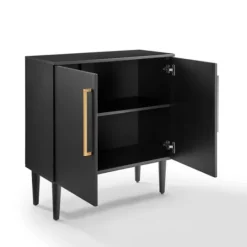 Kirkland's Home Modern Black And Gold Cabinet- Cabinets & Sideboards