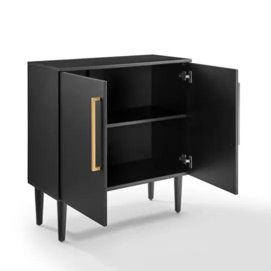 Kirkland's Home Modern Black And Gold Cabinet- Cabinets & Sideboards