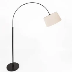 Kirkland's Home Modern Black Arch Floor Lamp- Floor Lamps