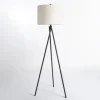 Kirkland's Home Modern Black Tripod Floor Lamp- Floor Lamps