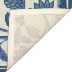 Kirkland's Home Modern Blue Floral Vines Outdoor Area Rug, 5X7- Outdoor Rugs