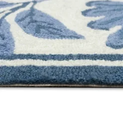 Kirkland's Home Modern Blue Floral Vines Outdoor Area Rug, 5X7- Outdoor Rugs