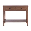 Kirkland's Home Modern Carved Accent Console Table- Console Tables
