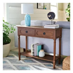 Kirkland's Home Modern Carved Accent Console Table- Console Tables