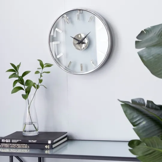 Kirkland's Home Modern Clear Core Wall Clock- Clocks