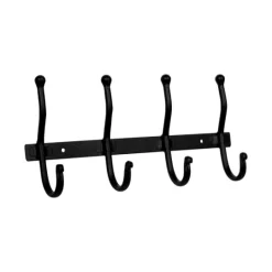 Kirkland's Home Modern Farmhouse Black Metal Wall Hooks- Hooks