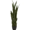 Kirkland's Home Modern Potted Tri Snake Plant- Arrangements & Greenery
