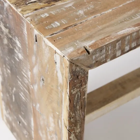 Kirkland's Home Modern Reclaimed Wood Bench- Benches & Ottomans