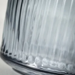 Kirkland's Home Modern Ribbed Glass Vase- Vases