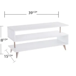 Kirkland's Home Modern Shape Tv Stand- Tv Stands & Media Consoles