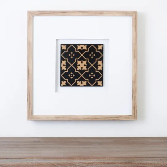 Kirkland's Home Modern Tile I Shadowbox Framed Art Print- Framed Art