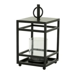 Kirkland's Home Modern Vintage Iron Framed Lantern, 15 In.- Lanterns