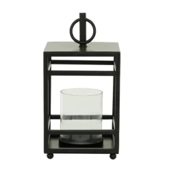 Kirkland's Home Modern Vintage Iron Framed Lantern, 15 In.- Lanterns