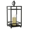 Kirkland's Home Modern Vintage Iron Framed Lantern, 18 In.- Lanterns