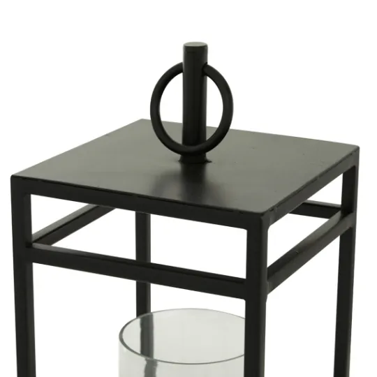 Kirkland's Home Modern Vintage Iron Framed Lantern, 18 In.- Lanterns