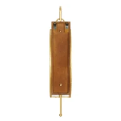 Kirkland's Home Modern Warm Wood And Gold Sconce- Sconces