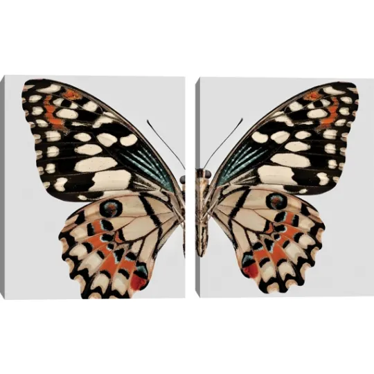 Kirkland's Home Monarch Butterfly I & Ii Canvas Prints, Set Of 2- Wall Quotes & Signs