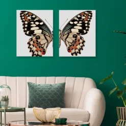 Kirkland's Home Monarch Butterfly I & Ii Canvas Prints, Set Of 2- Wall Quotes & Signs