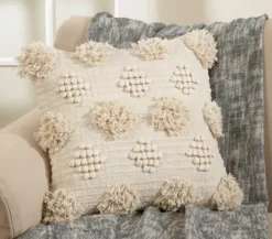 Kirkland's Home Moroccan Tufted Pom Pom Throw Pillow- Pillows