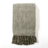 Kirkland's Home Moss Diamond Chenille Throw- Blankets & Throws