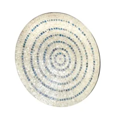 Kirkland's Home Mother Of Pearl Coastal Gong Wall Decoration- Wall Plaques