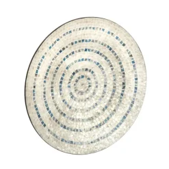 Kirkland's Home Mother Of Pearl Coastal Gong Wall Decoration- Wall Plaques