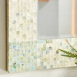 Kirkland's Home Mother Of Pearl Mosaic Wall Mirror- Decorative Mirrors