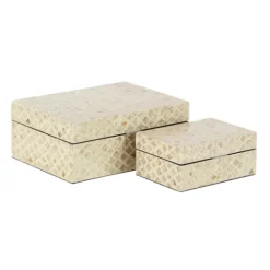 Kirkland's Home Mother Of Pearl 2-Pc. Box Set- Baskets & Boxes