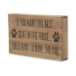 Kirkland's Home Move The Dog Wall Sign- Wall Quotes & Signs