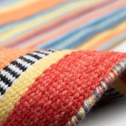 Kirkland's Home Multi Dhurri Stripe Indoor/Outdoor Area Rug, 5X7- Outdoor Rugs
