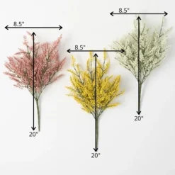 Kirkland's Home Multicolor Berry Bud Bundles, Set Of 3- Stems & Bouquets