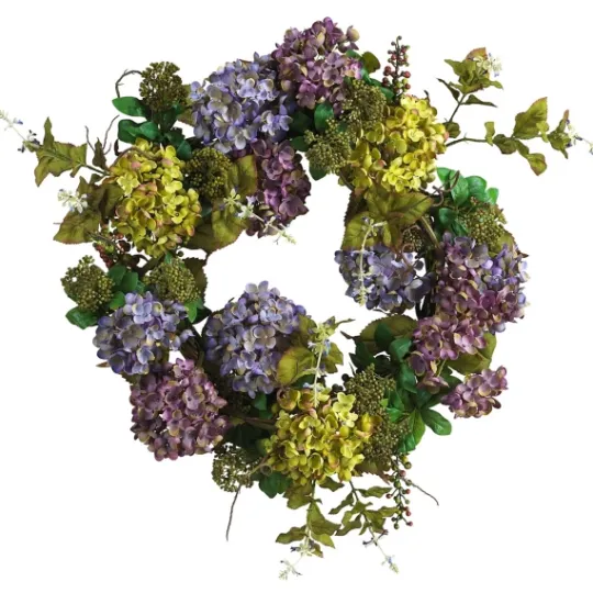 Kirkland's Home Multicolor Hydrangea And Berry Wreath- Wreaths
