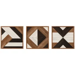 Kirkland's Home Multicolor Wood Ballez Wall Plaques, Set Of 3- Wall Plaques