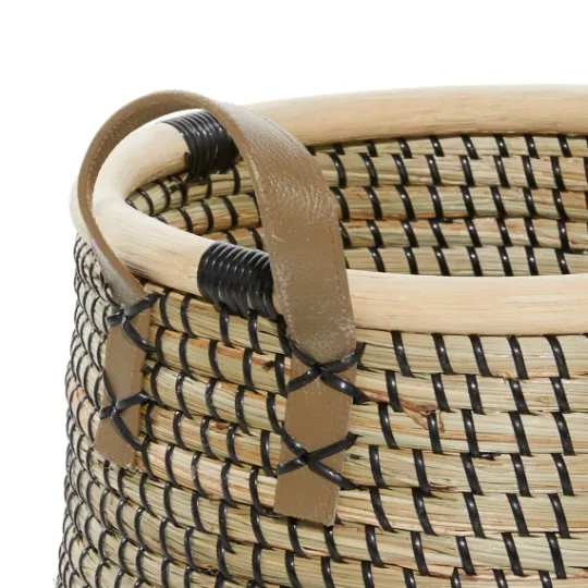 Kirkland's Home Multicolor Wooden Baskets, Set Of 2- Baskets & Boxes
