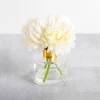 Kirkland's Home Mum Arrangement In Glass Vase- Arrangements & Greenery