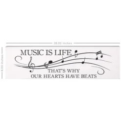 Kirkland's Home Music Is Life Wall Plaque- Wall Quotes & Signs
